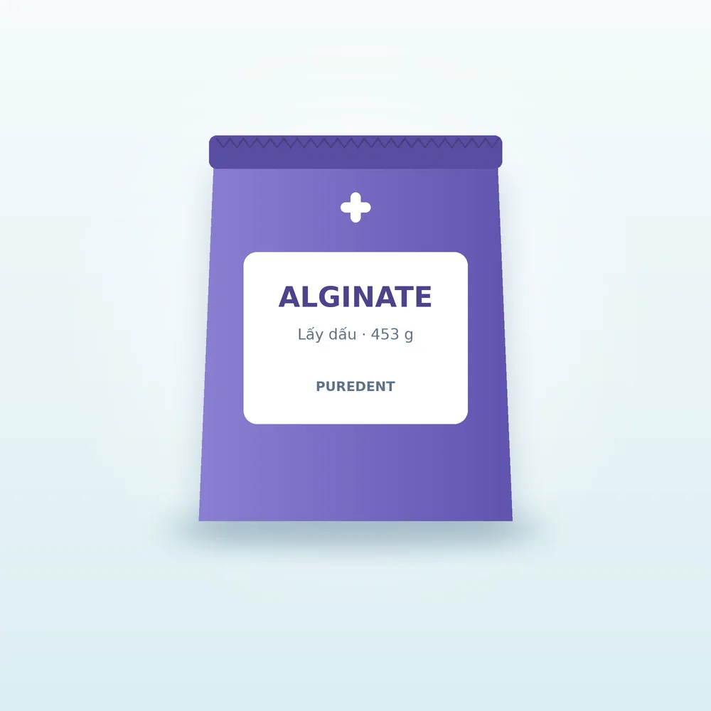 Alginate lấy dấu PureDent, gói 453 g Alginate lấy dấu PureDent, gói 453 g