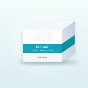 Côn giấy thấm EndoMax côn 0.04, hộp 120 cây Côn giấy thấm EndoMax côn 0.04, hộp 120 cây