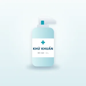 Dung dịch khử khuẩn bề mặt Clinix, chai xịt 1 lít