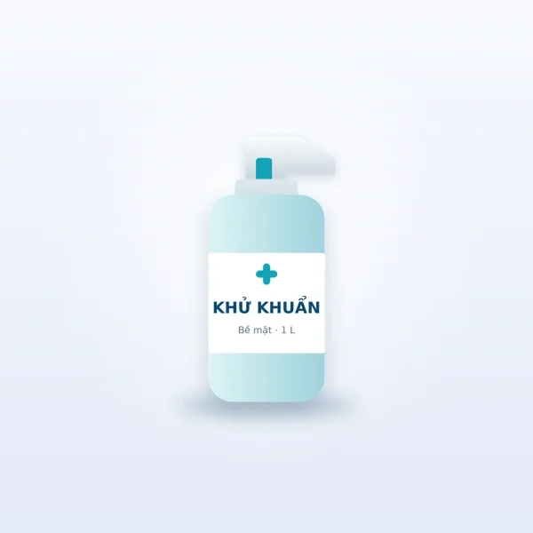 Dung dịch khử khuẩn bề mặt Clinix, chai xịt 1 lít