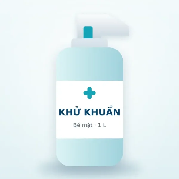 Dung dịch khử khuẩn bề mặt Clinix, chai xịt 1 lít