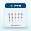 Mũi khoan carbide tròn MANI, vỉ 5 mũi – ảnh 3 Mũi khoan carbide tròn MANI, vỉ 5 mũi